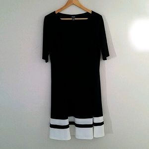 Chaps fit and flare dress